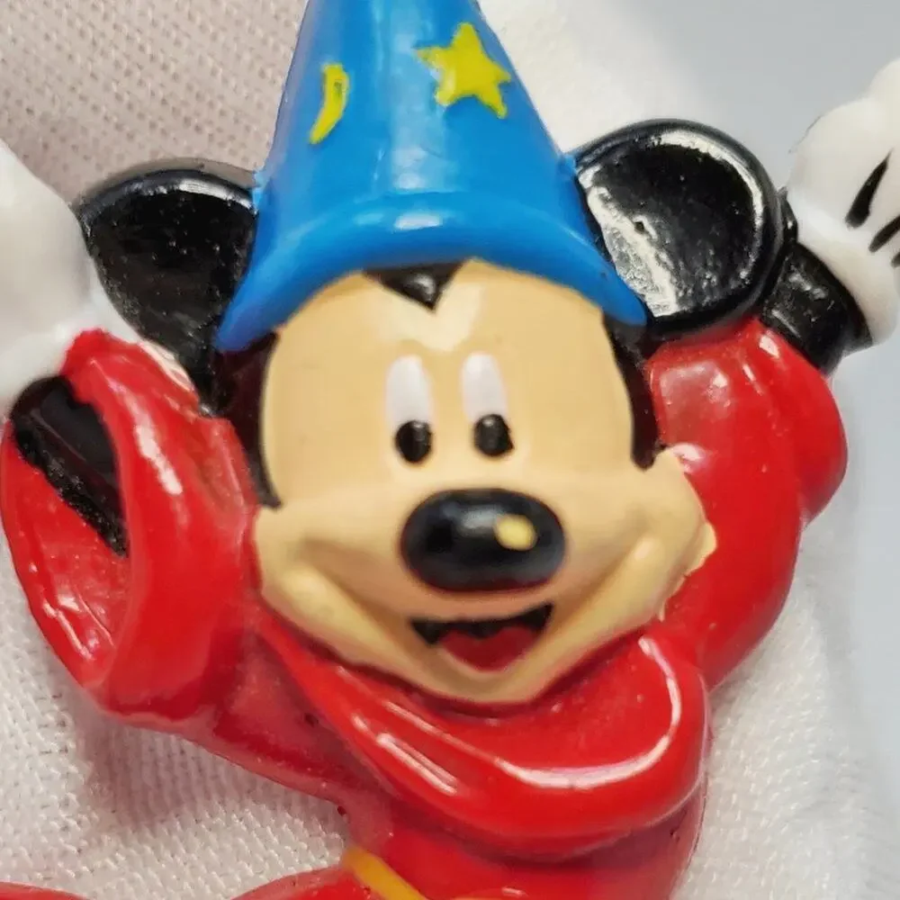 Disney Sorcerer Mickey Mouse Plastic Button: Fantasia Magic!